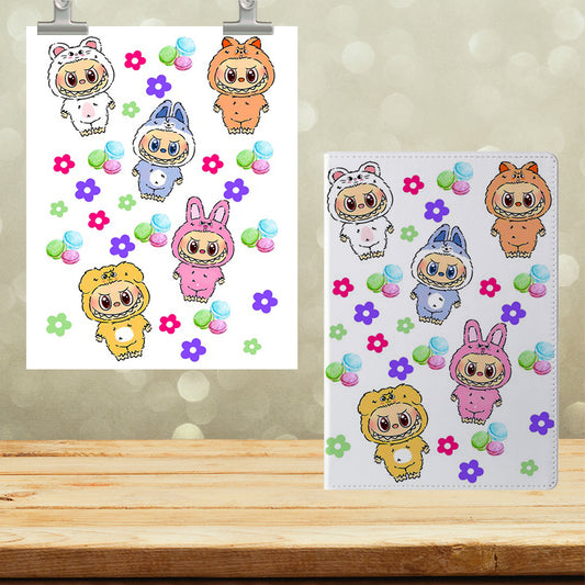 A5 Notebook UVDTF Wrap Plush Dolls 7083