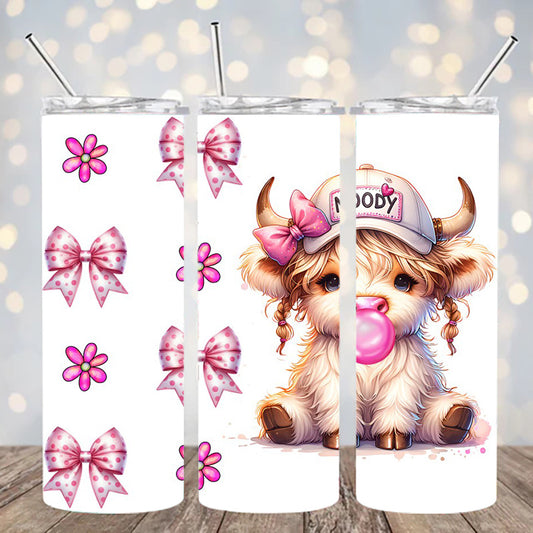 UVDTF 20 oz Cute Moody Highland Cow 2290