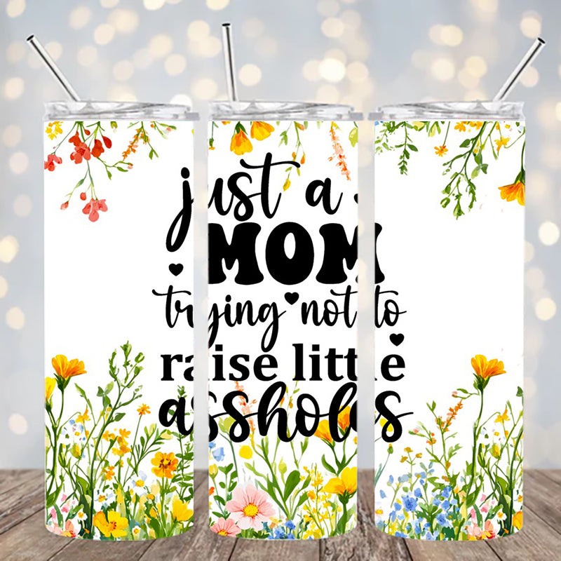 UVDTF 20 oz Cup Funny Just a mom 2154