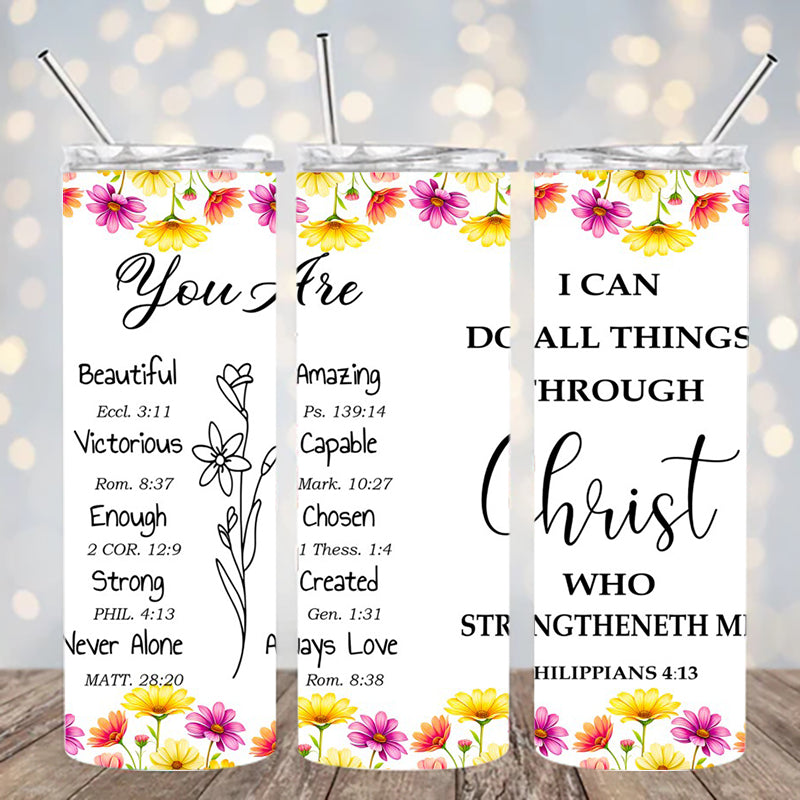 UVDTF 20 oz Cup I Can Do All Things Through Christ 2159