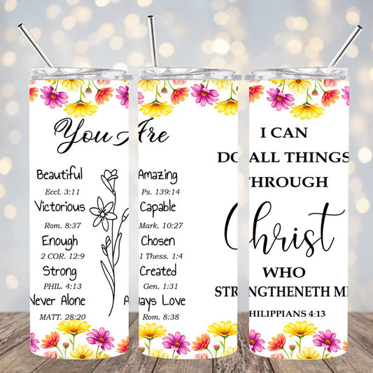 UVDTF 20 oz Cup I Can Do All Things Through Christ 2159