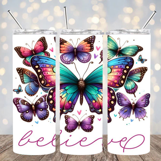 UVDTF 20 oz Butterflies Believe 2289