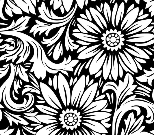 UVDTF 20 oz Tooled Leather 2287