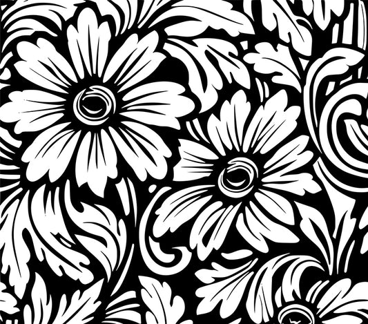 UVDTF 20 oz Tooled Leather 2282