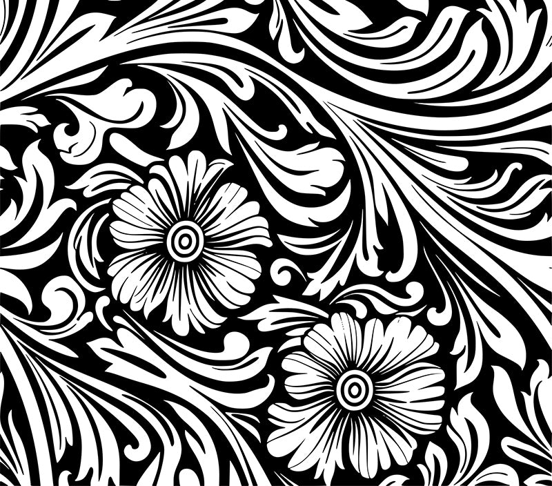 UVDTF 20 oz Tooled Leather 2234