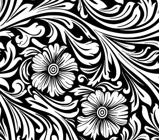 UVDTF 20 oz Tooled Leather 2234