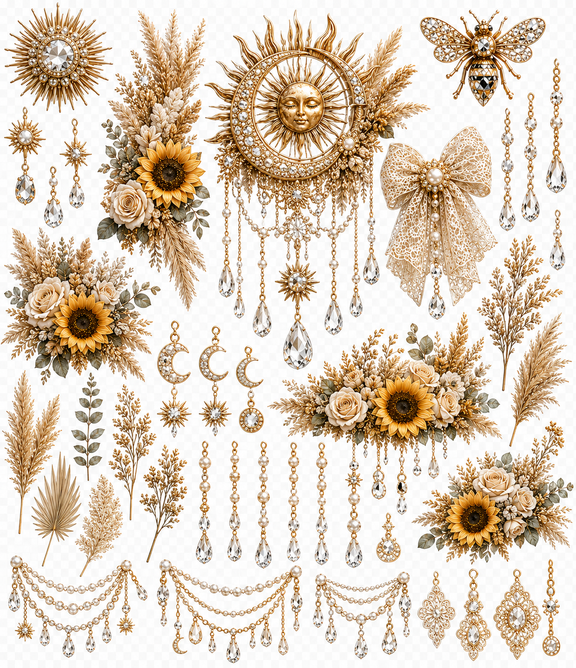 Boho Collection | UVDTF 9.5 x14 Element Sheets 829