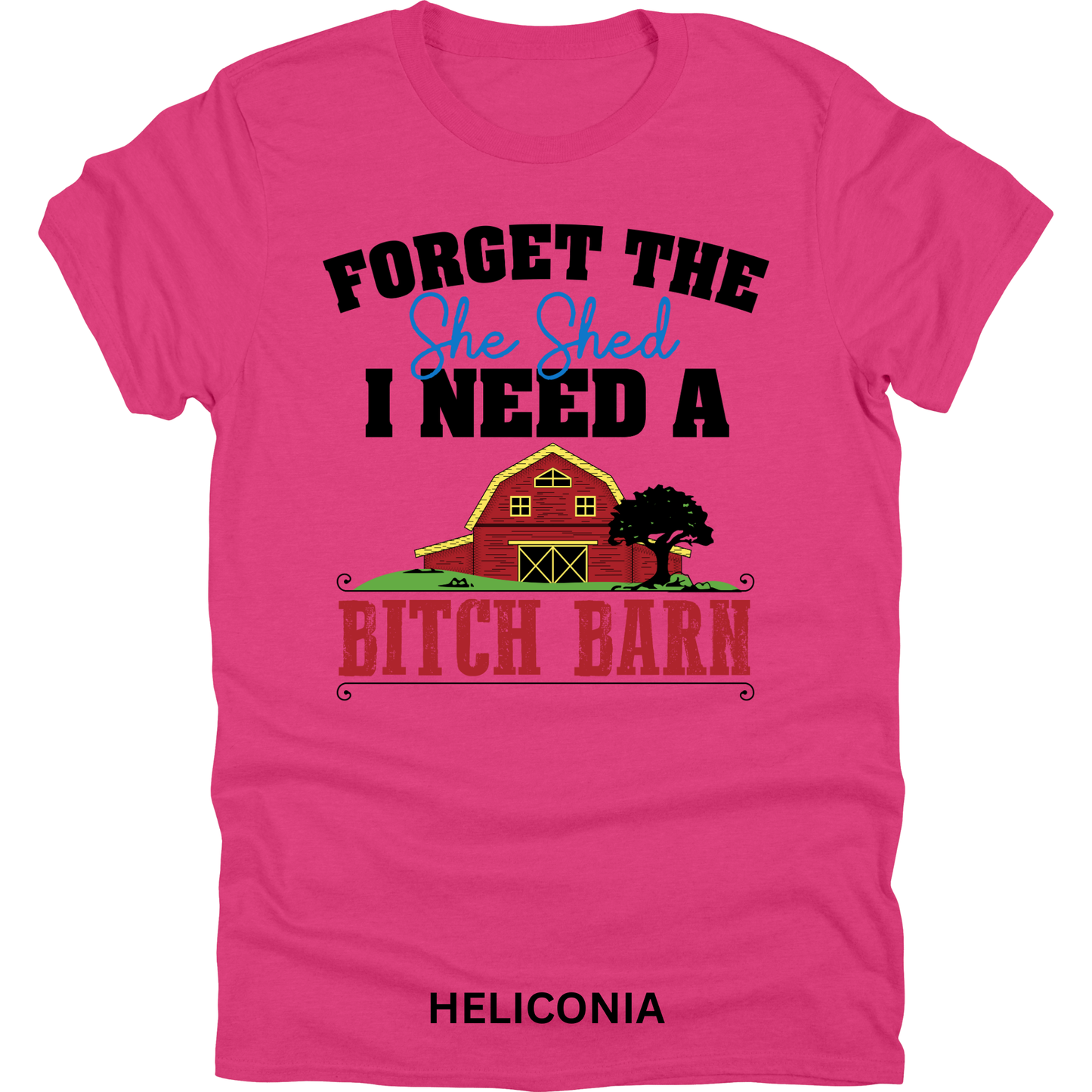 Short Sleeve TShirt She Shed B!tch Barn Funny 1122