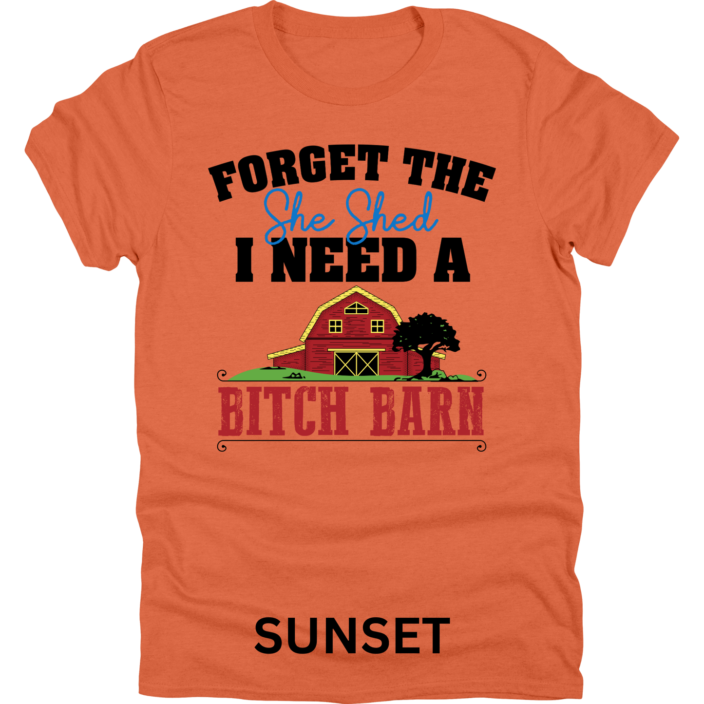 Short Sleeve TShirt She Shed B!tch Barn Funny 1122