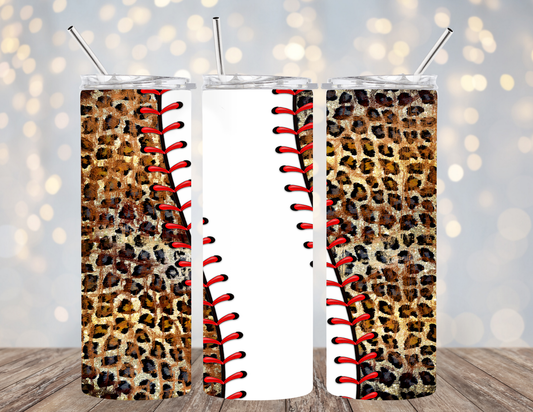 20 Oz Tumbler Cheetah Baseball