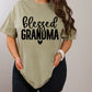Short Sleeve T-Shirt Blessed Grandma 1108