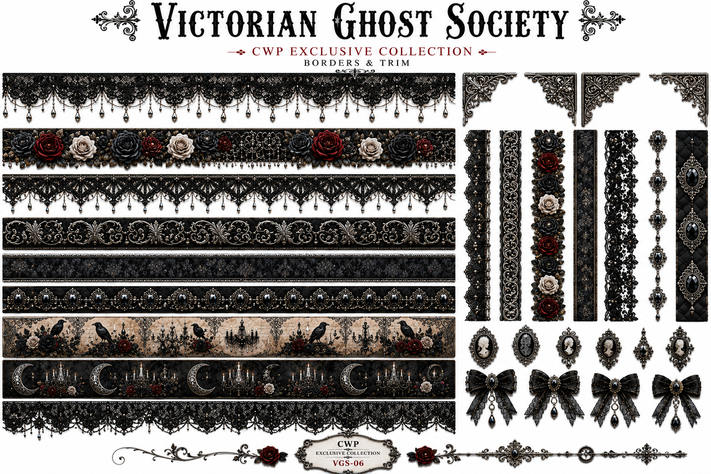 Victorian Ghost  Society | UVDTF 9.5 x14 Element Sheets (Copy)