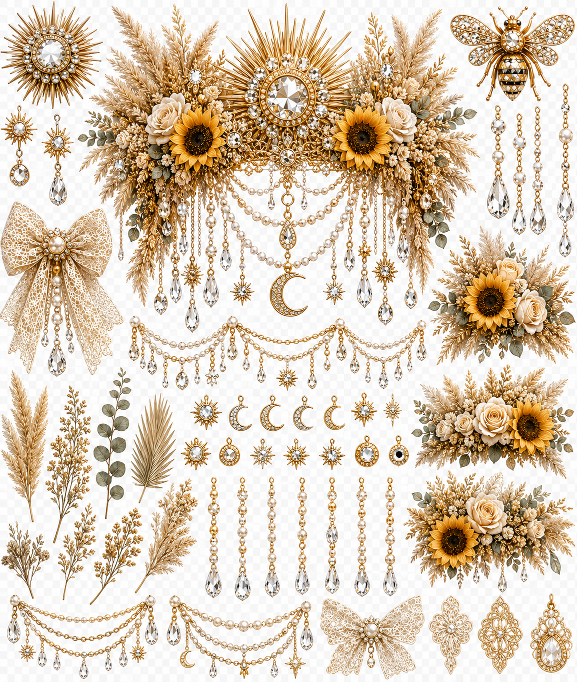 Boho Collection | UVDTF 9.5 x14 Element Sheets 829