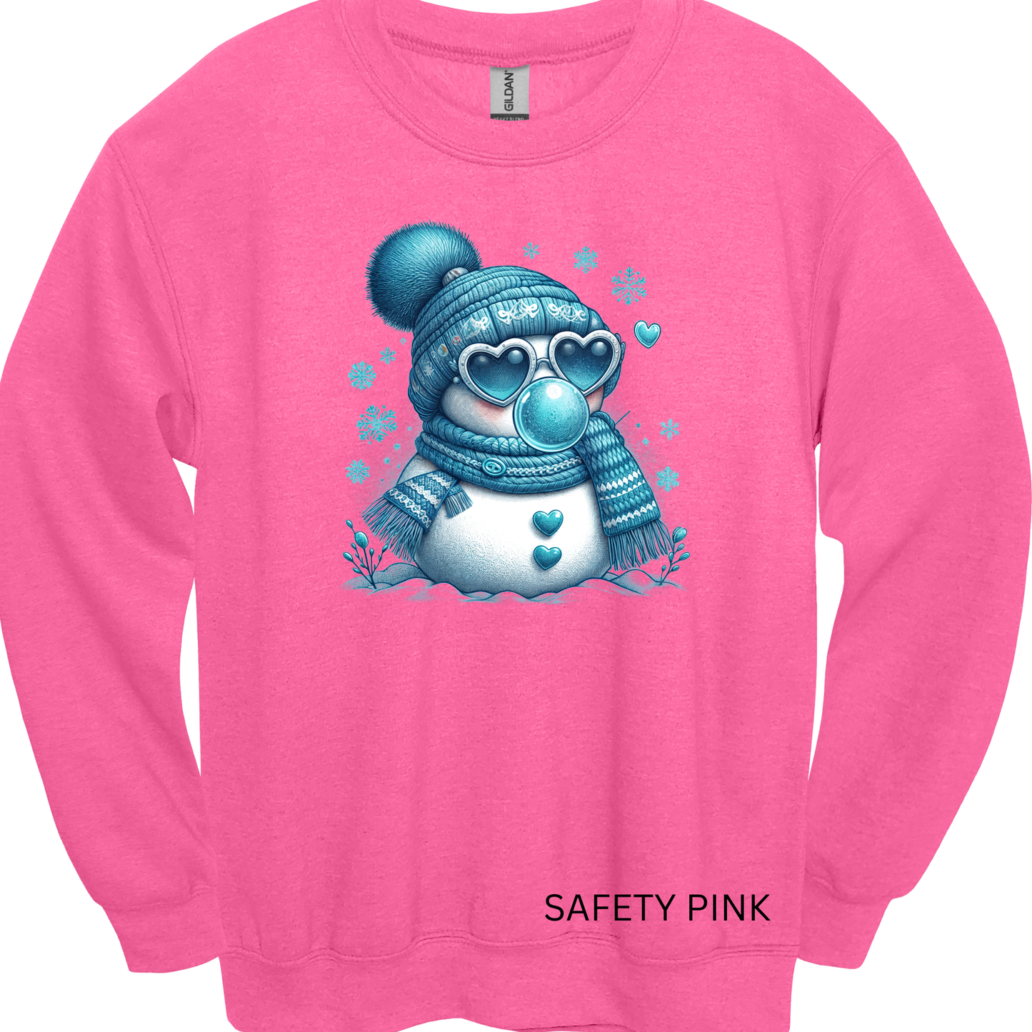 Crewneck Sweatshirt Bubblegum Snowman