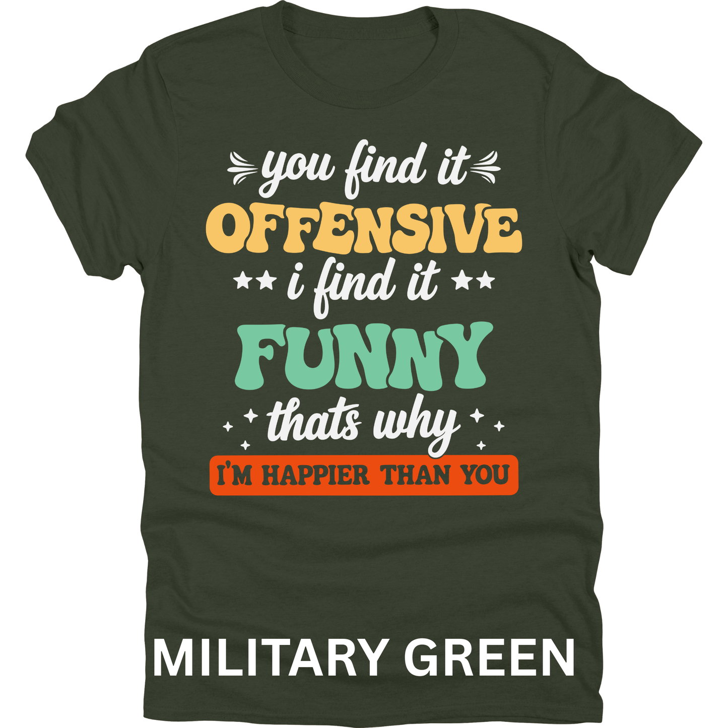 Short Sleeve TShirt You Find it Offensive Funny 1120