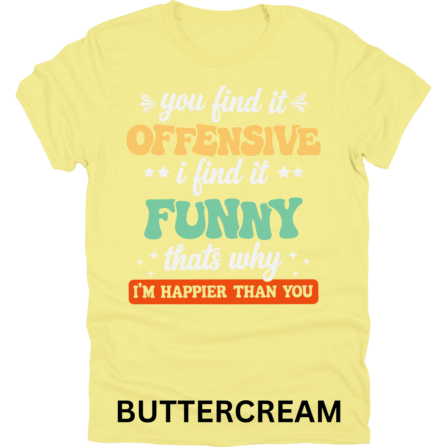 Short Sleeve TShirt You Find it Offensive Funny 1120