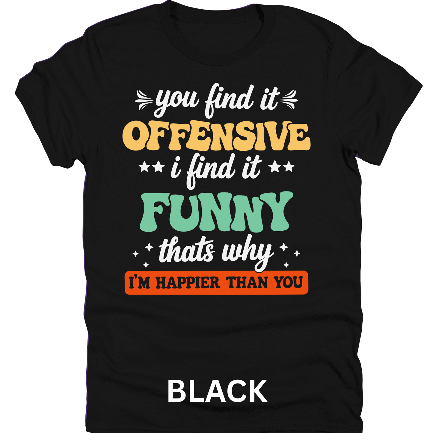 Short Sleeve TShirt You Find it Offensive Funny 1120