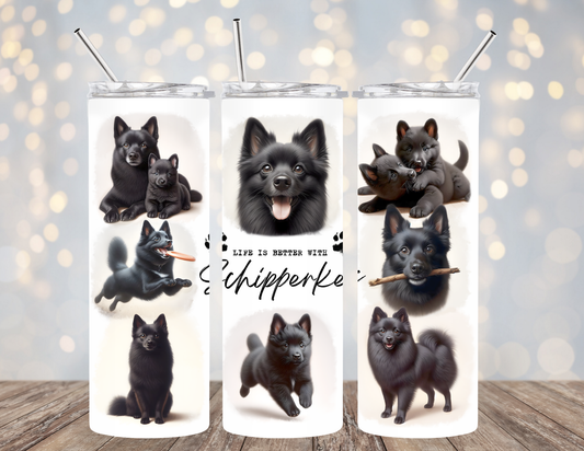 20 Oz Tumbler Schipperke