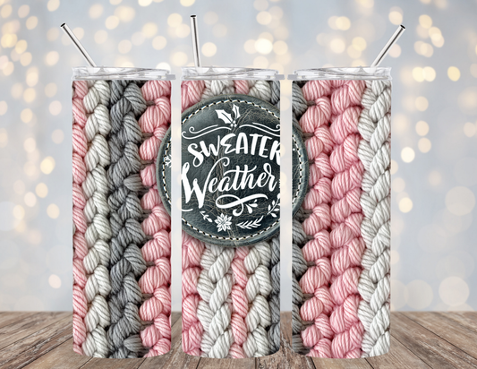 20 Oz Tumbler Sweater Weather