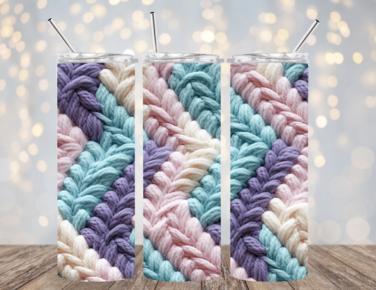 20 Oz Tumbler Zig Zag Yarn